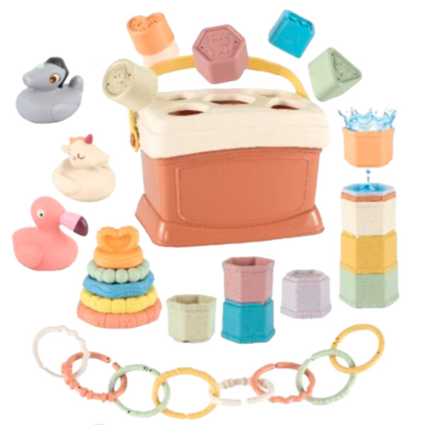 BABY FAVORITE SET DIDÁCTICO ENCASTRE Y ANIMALITOS 32 PIEZAS – Pañalera Belyan